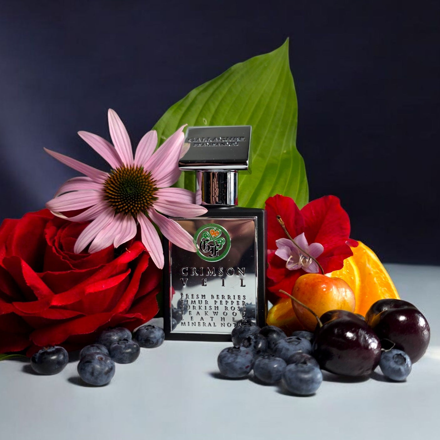 Crimson Veil - Fresh Berries, Pepper Medley, Turkish Rose, Teakwood, Leather, Mineral Notes