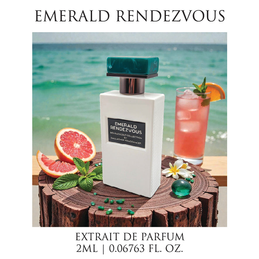 Emerald Rendezvous - Spearmint, Grapefruit, Orange Blossom, Pink Sugar, Ocean Zest