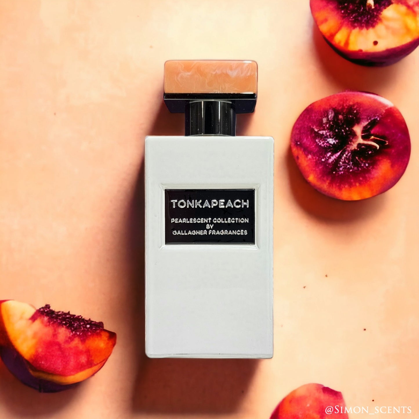 Tonkapeach- Champagne, Peach, Puff Pastry, Tonka Bean, Patchouli, Musk