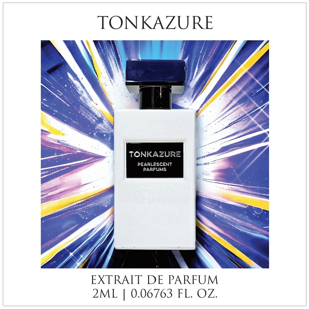 Tonkazure – Champagne, Blueberry Compote, Tonka Bean, Patchouli