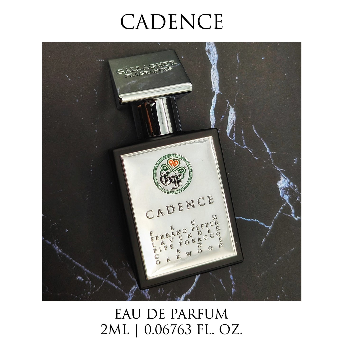 Cadence- Plum, Serrano Pepper, Lavender, Cinnamon, Pipe Tobacco, Cade