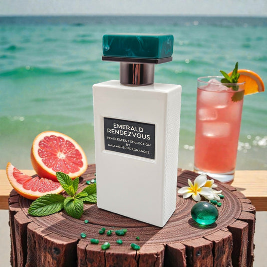 Emerald Rendezvous – Rio Red Grapefruit, Spearmint, Bergamot, Orange Blossom, Pink Sugar