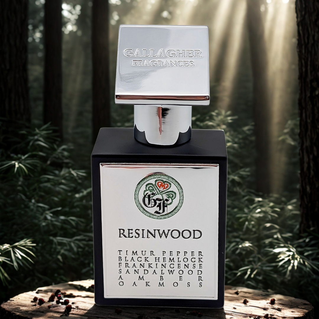 Resinwood – Timur Pepper, Black Hemlock, Sandalwood, Amber, Oakmoss